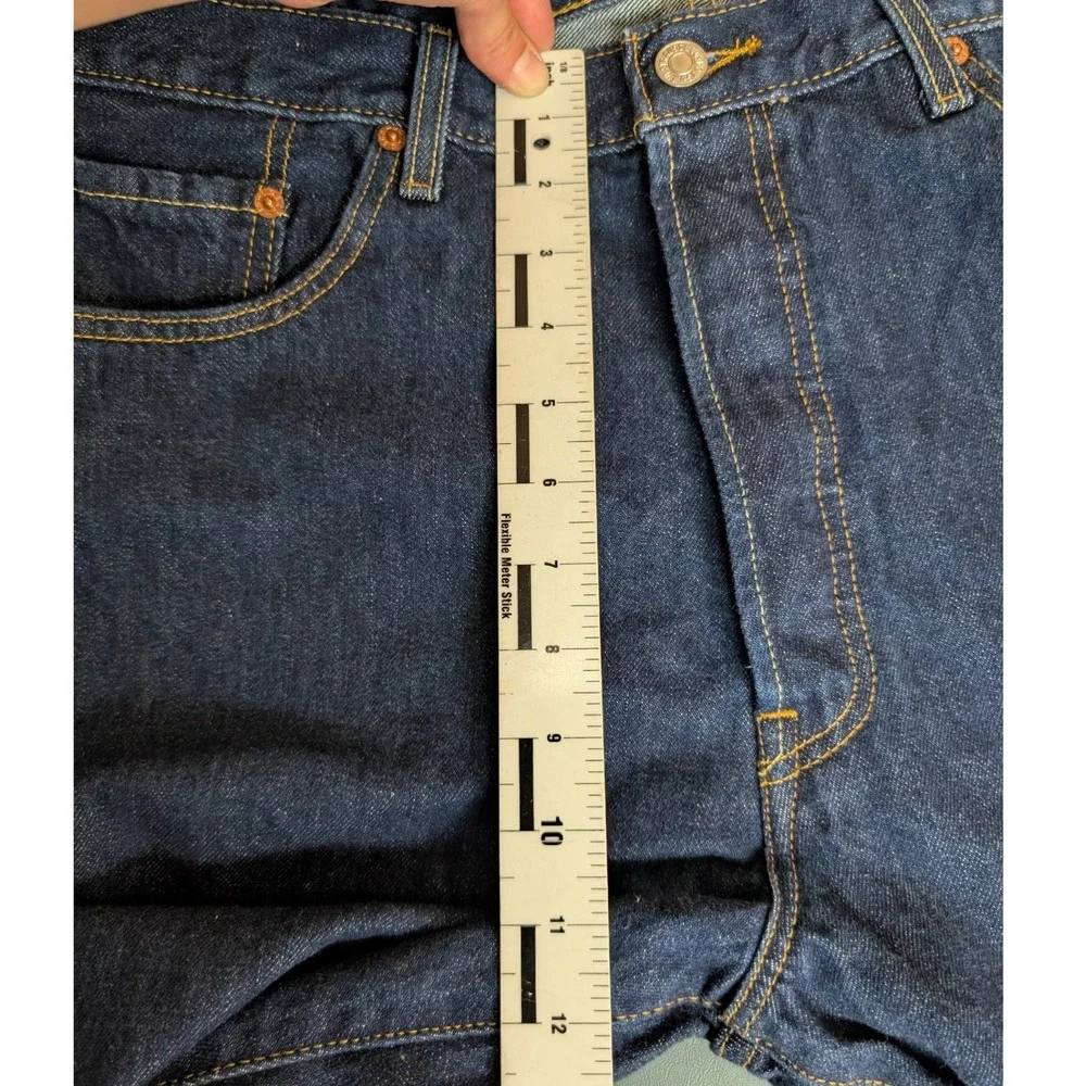 Y2K Levi's 501 Original Fit Jeans Mens 38x34(36x33.5) Straight Leg Denim